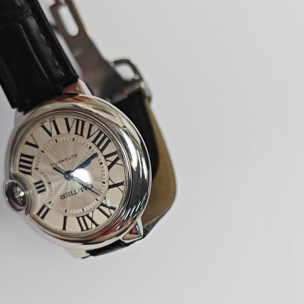 Ballon Bleu de Cartier 33mm Silver Automatic Watch