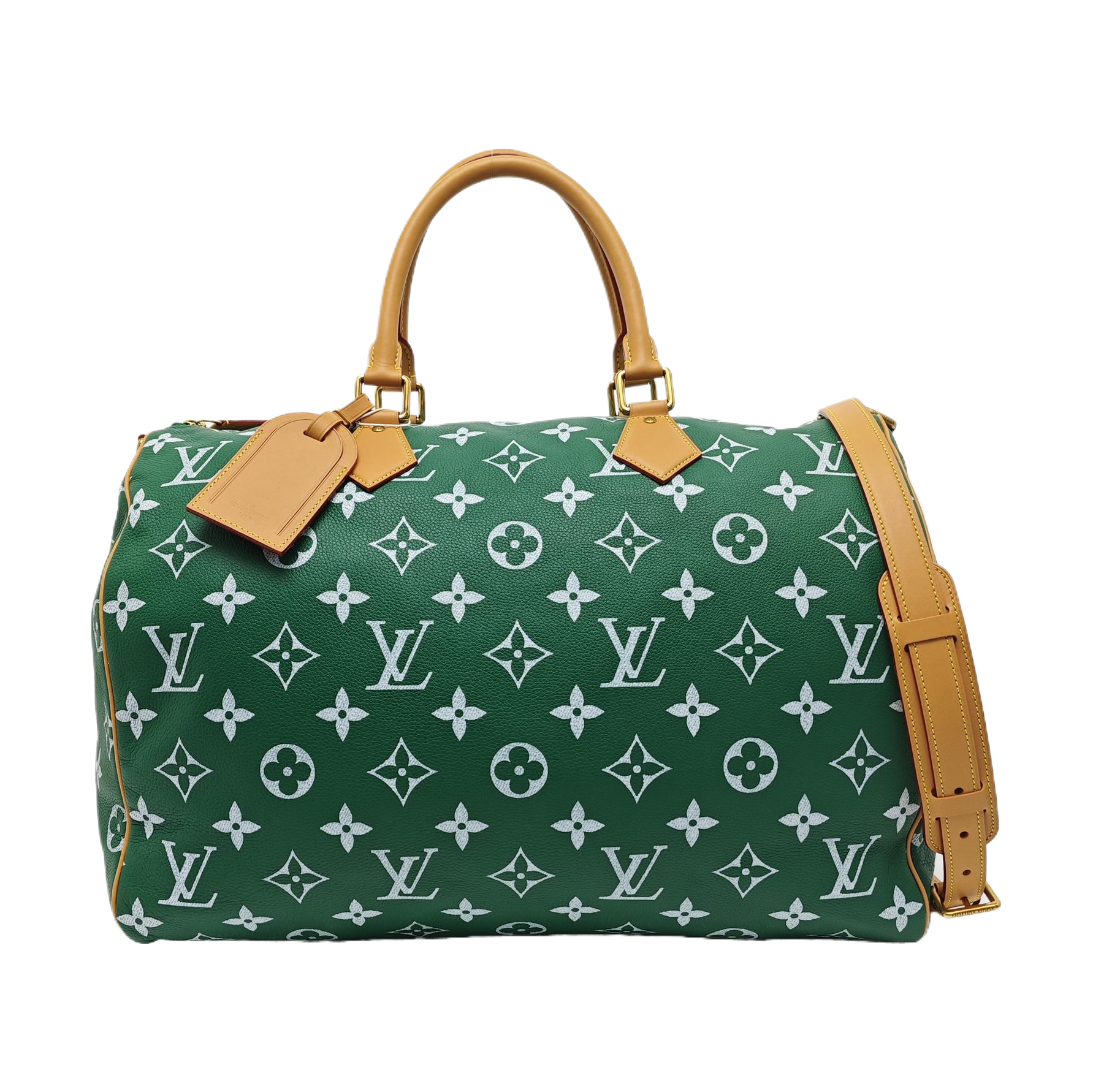 SPEEDY Monogram Calfskin Green
