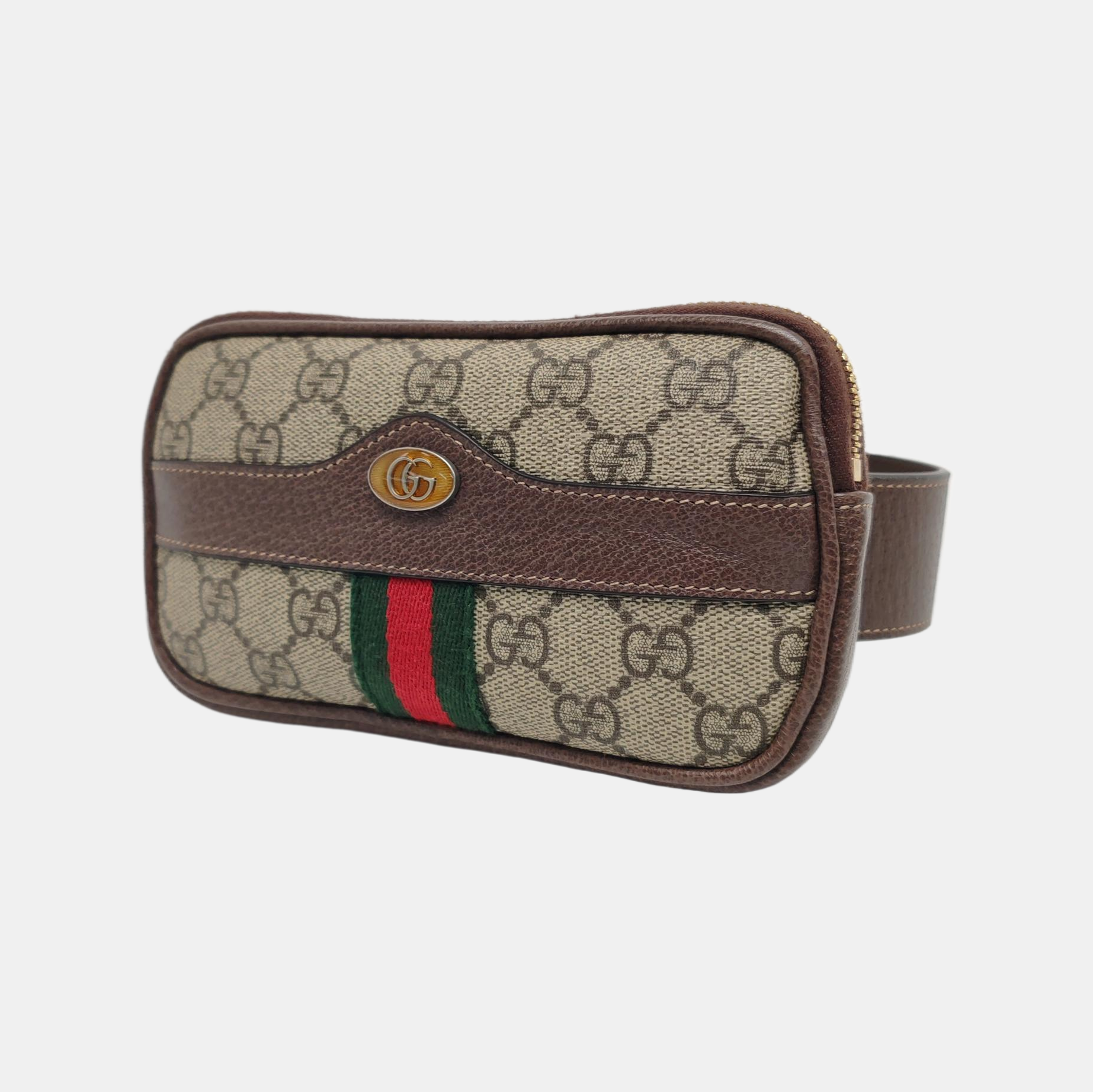 Authenticated pre-owned  Ophidia Monogram Coated Canvas Beige - Belt Bag at Looply