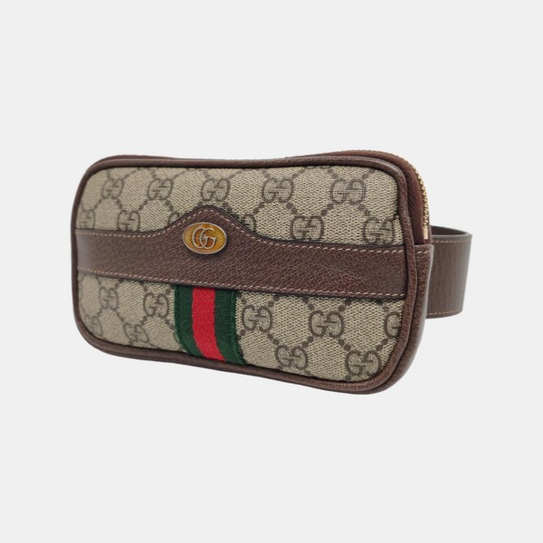 Authenticated pre-owned  Ophidia Monogram Coated Canvas Beige - Belt Bag at Looply