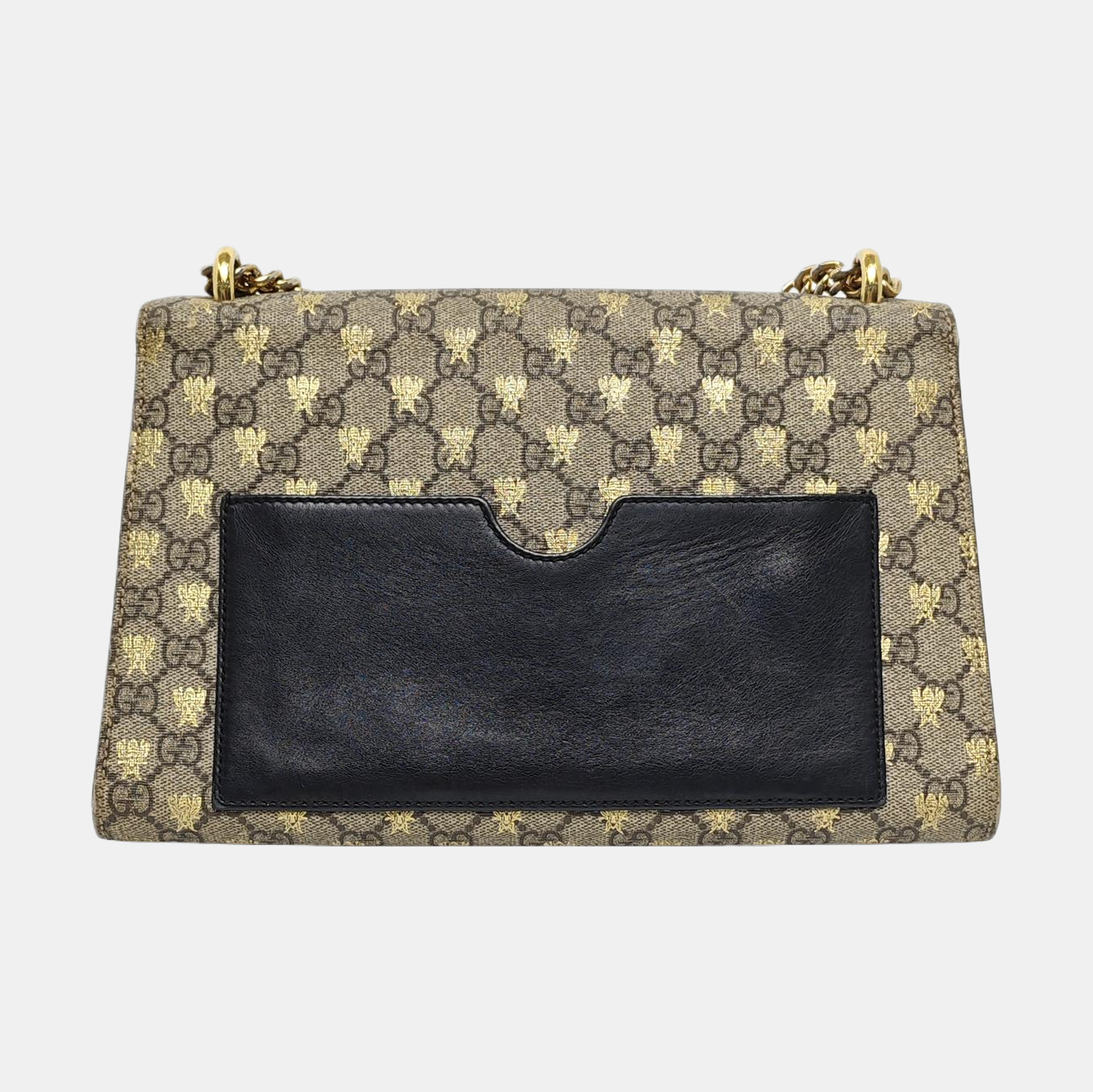 Authenticated pre-owned  Padlock Small Monogram Coated Canvas Beige - Shoulder Bag at Looply