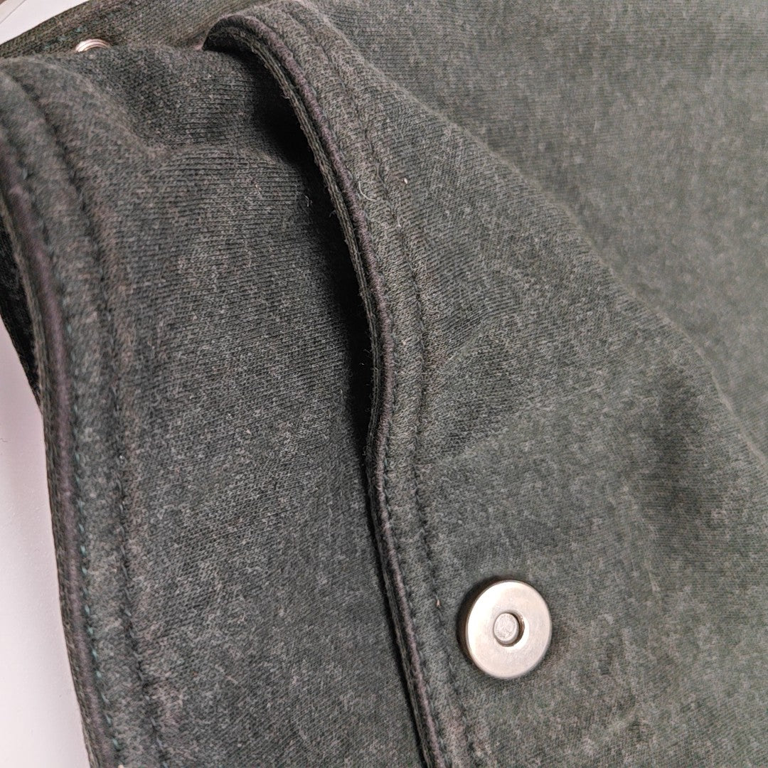 Fabric Top Handle Bag Green
