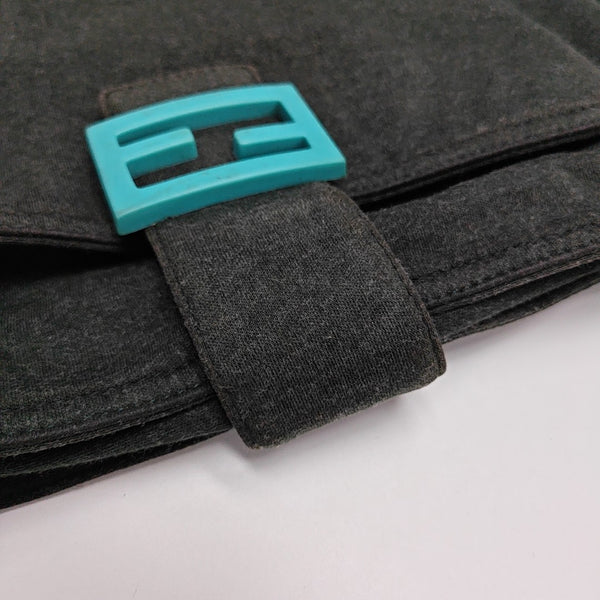 Fabric Top Handle Bag Green