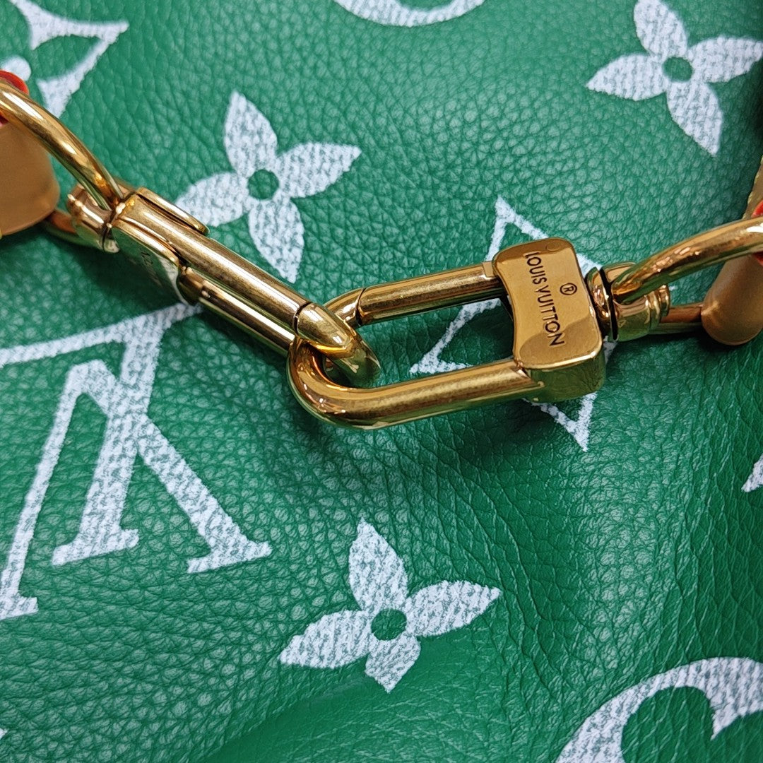 SPEEDY Monogram Calfskin Green