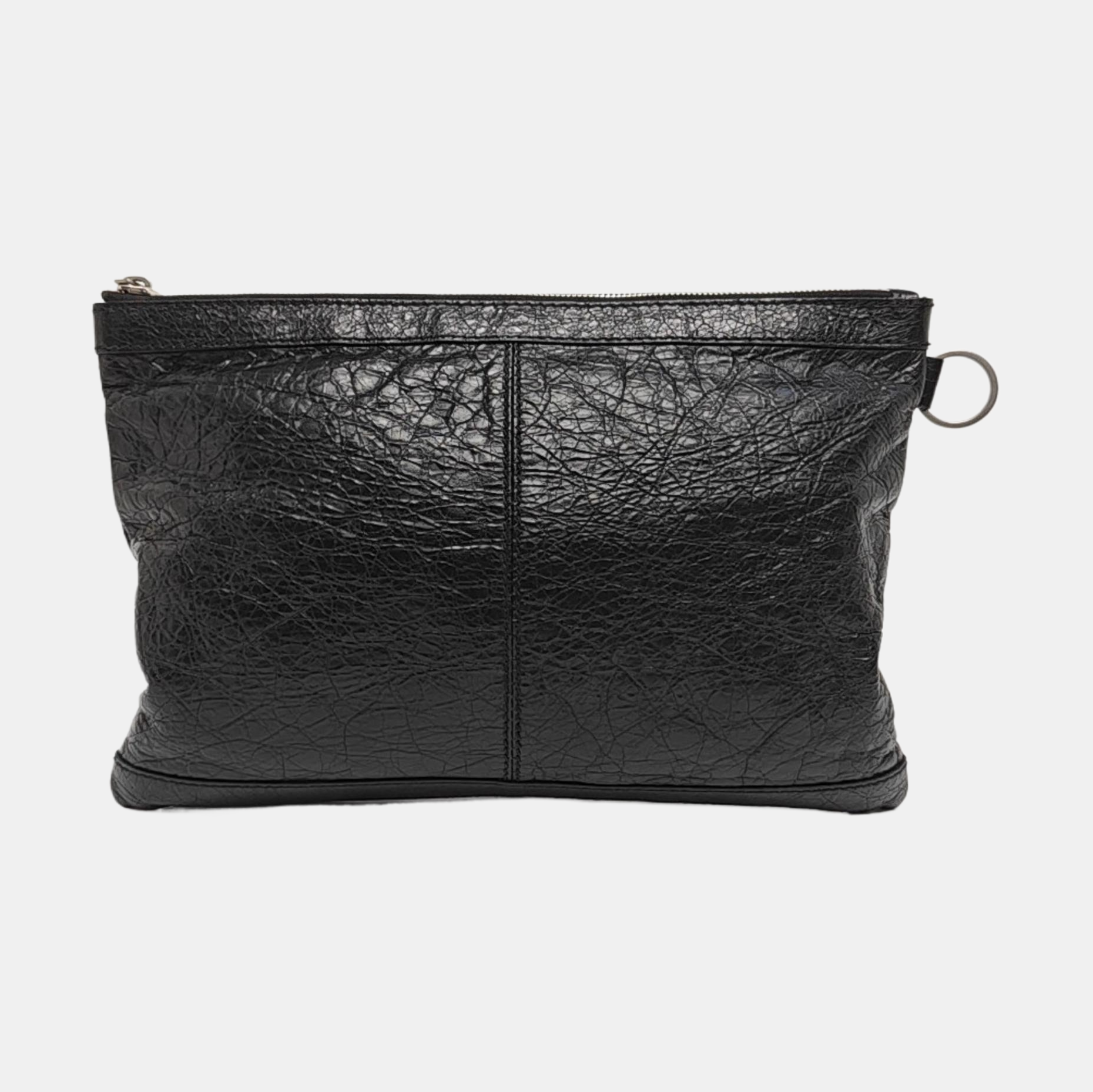 Authenticated pre-owned  Classic City Lambskin Black - Clutch at Looply