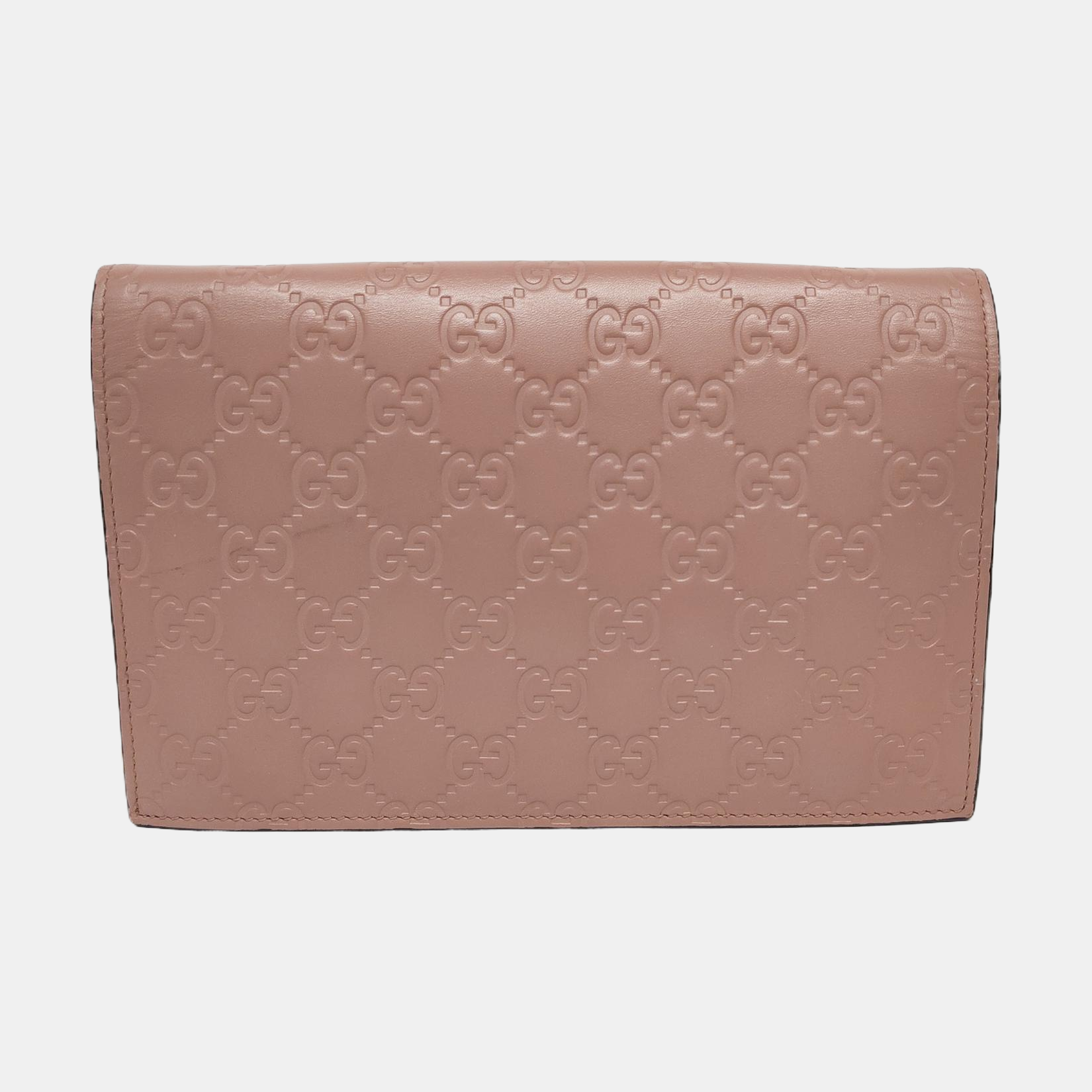 Authenticated pre-owned  Microguccissima Monogram Calfskin Pink - Shoulder Bag at Looply