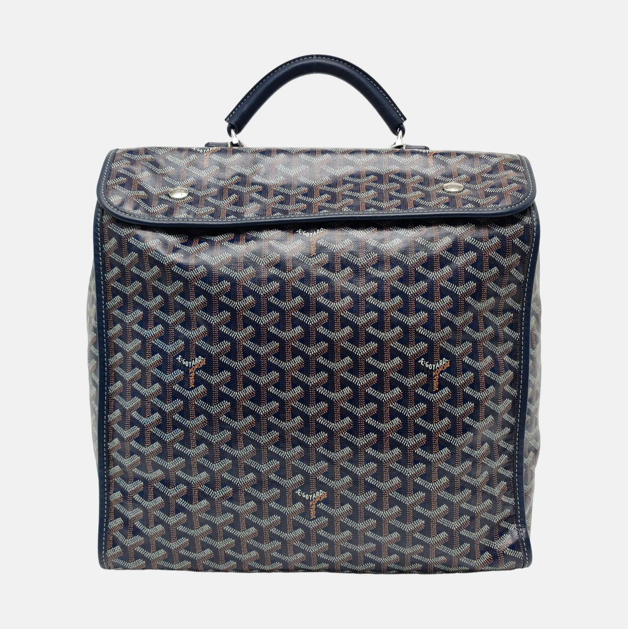 Saint Léger Coated Canvas Blue