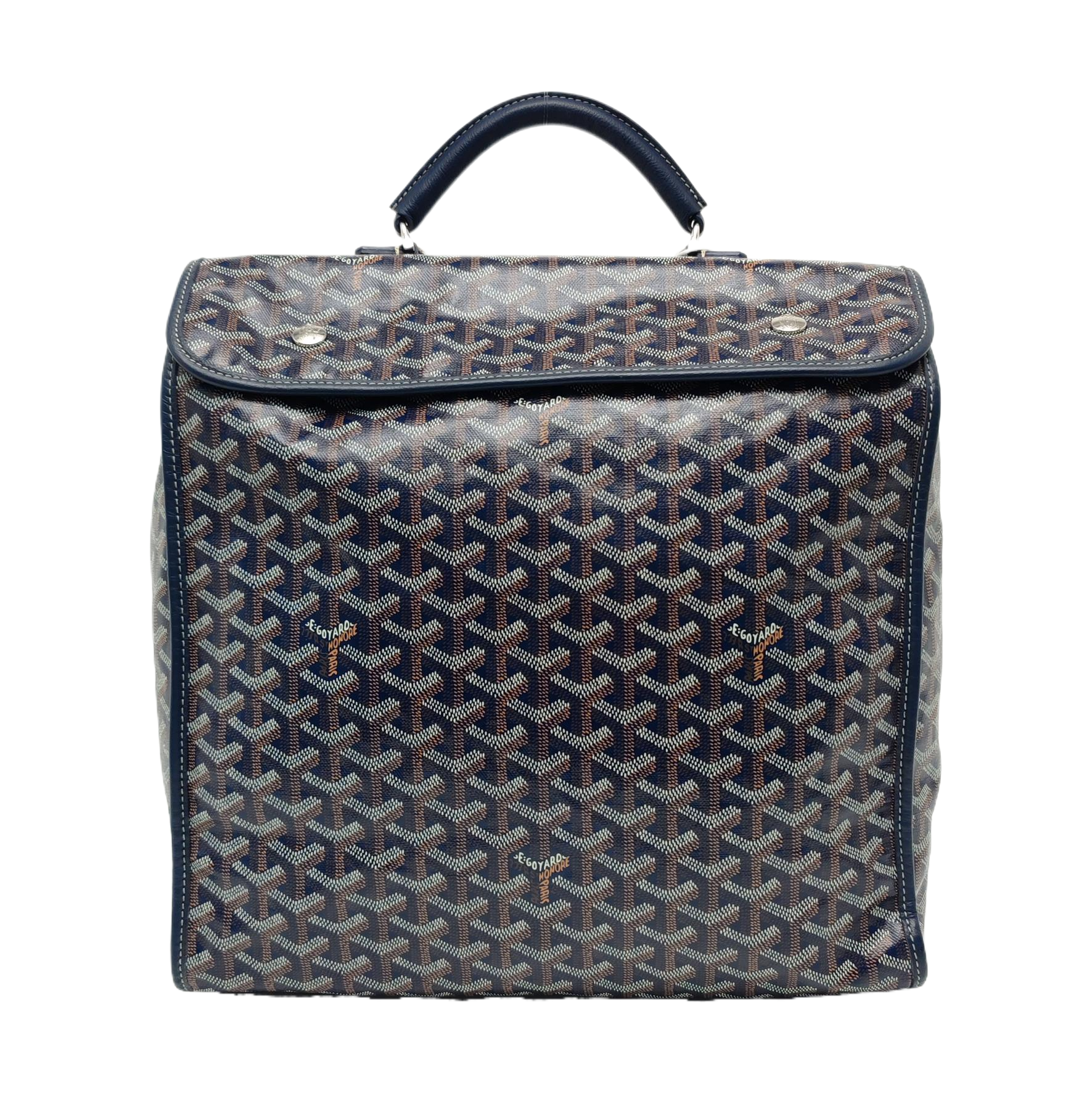 Saint Léger Coated Canvas Blue