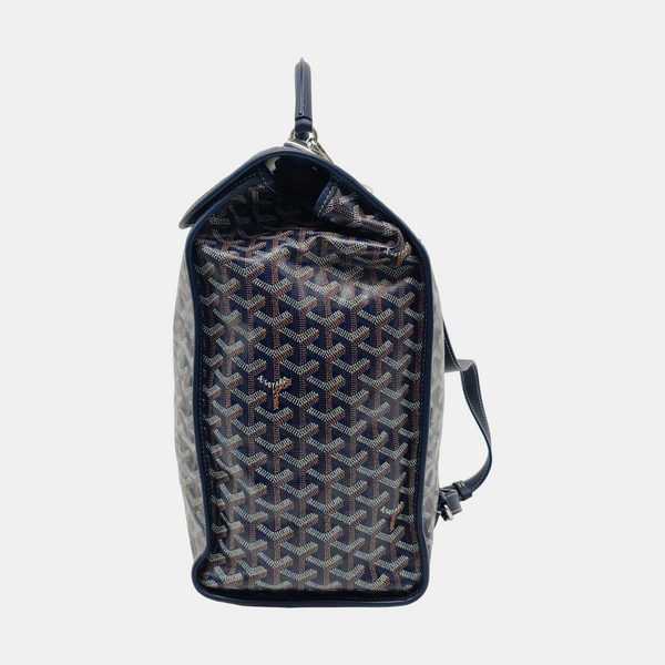 Saint Léger Coated Canvas Blue