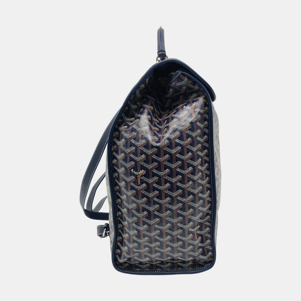 Saint Léger Coated Canvas Blue