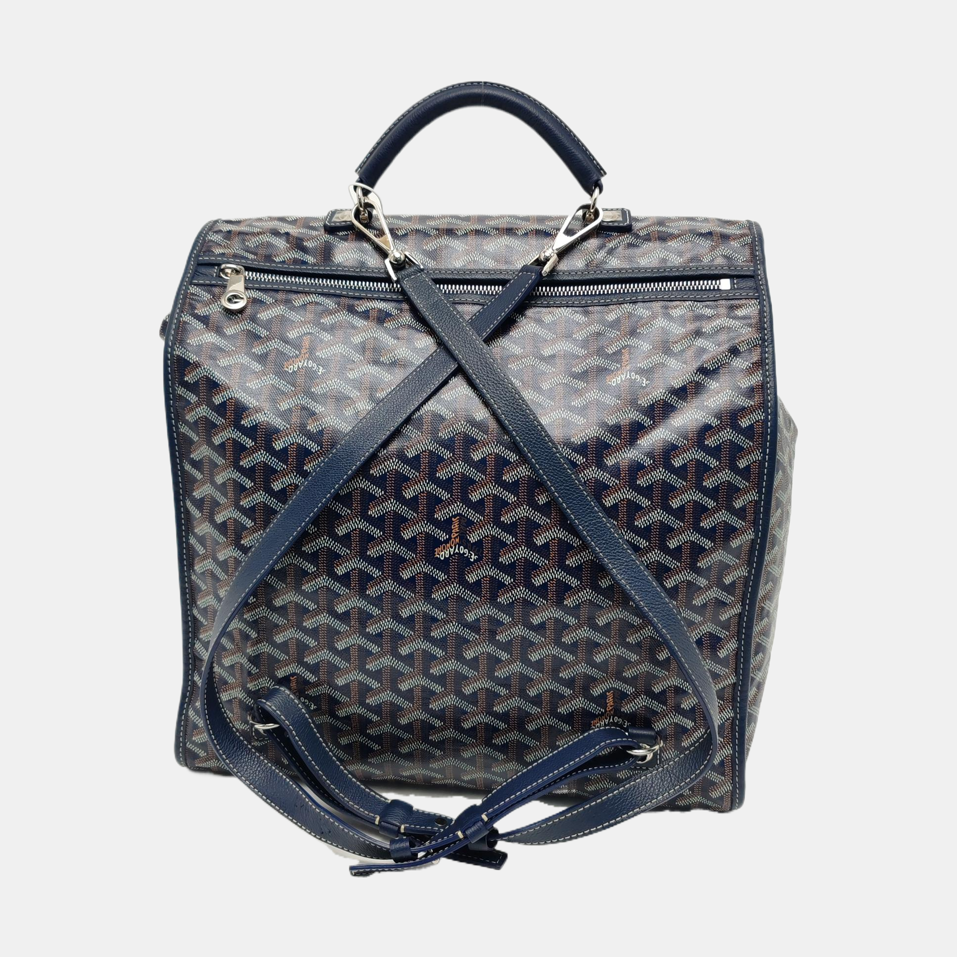 Saint Léger Coated Canvas Blue