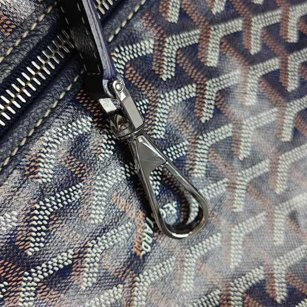 Saint Léger Coated Canvas Blue