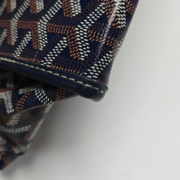Saint Léger Coated Canvas Blue