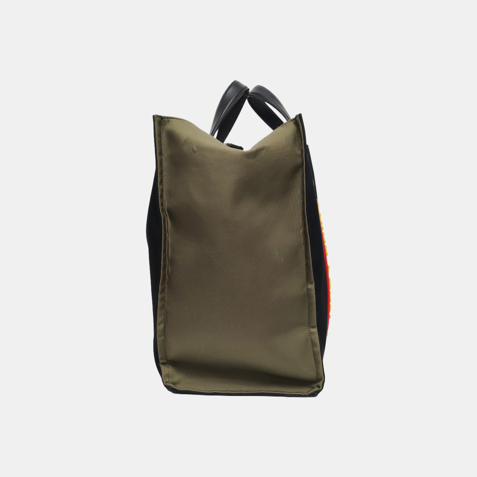 Nylon Tote Bag Black