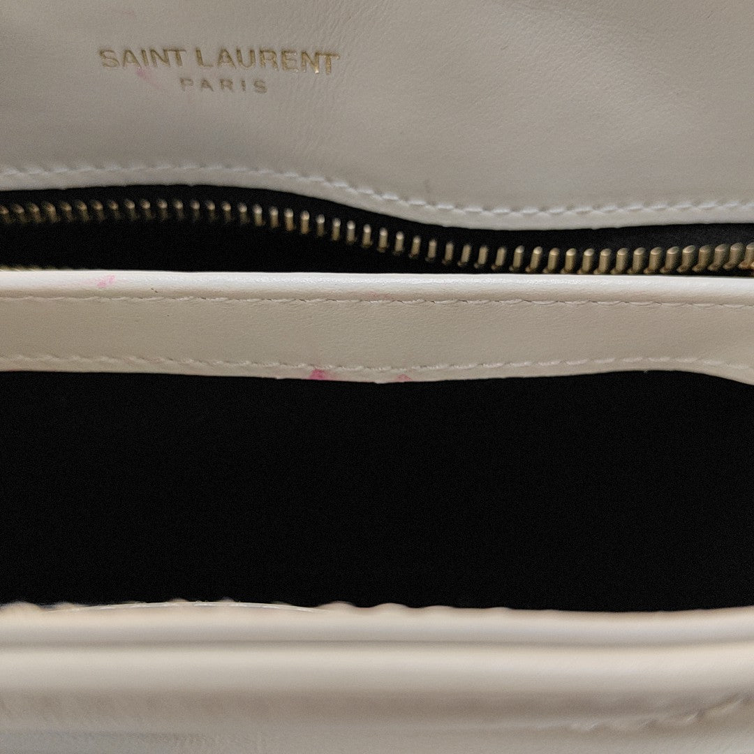 Authenticated pre-owned  Loulou Calfskin Gray - Shoulder Bag at Looply