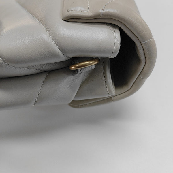 Authenticated pre-owned  Loulou Calfskin Gray - Shoulder Bag at Looply