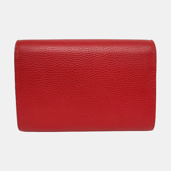 Authenticated pre-owned  Dionysus Super Mini Calfskin Red - Shoulder Bag at Looply