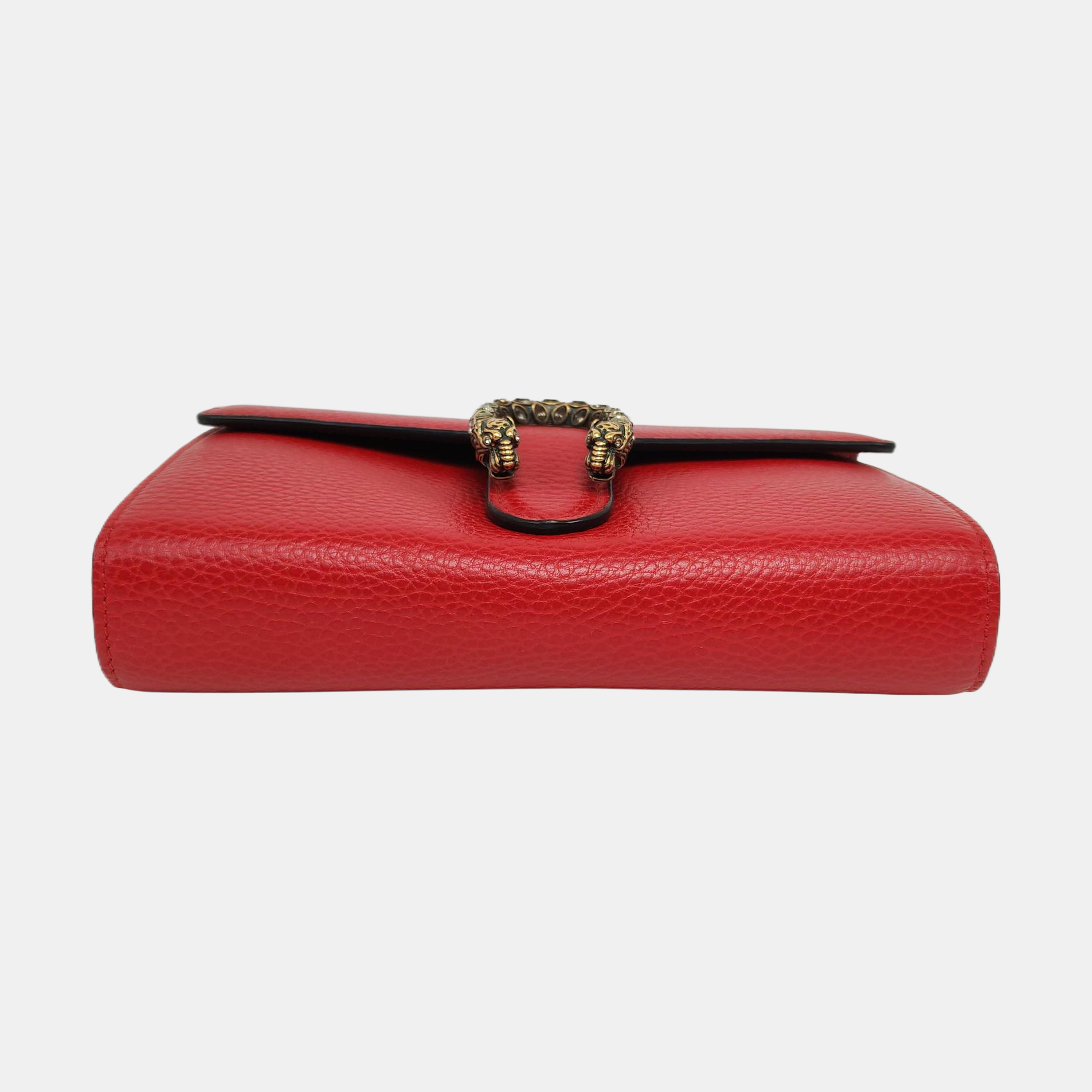 Authenticated pre-owned  Dionysus Super Mini Calfskin Red - Shoulder Bag at Looply