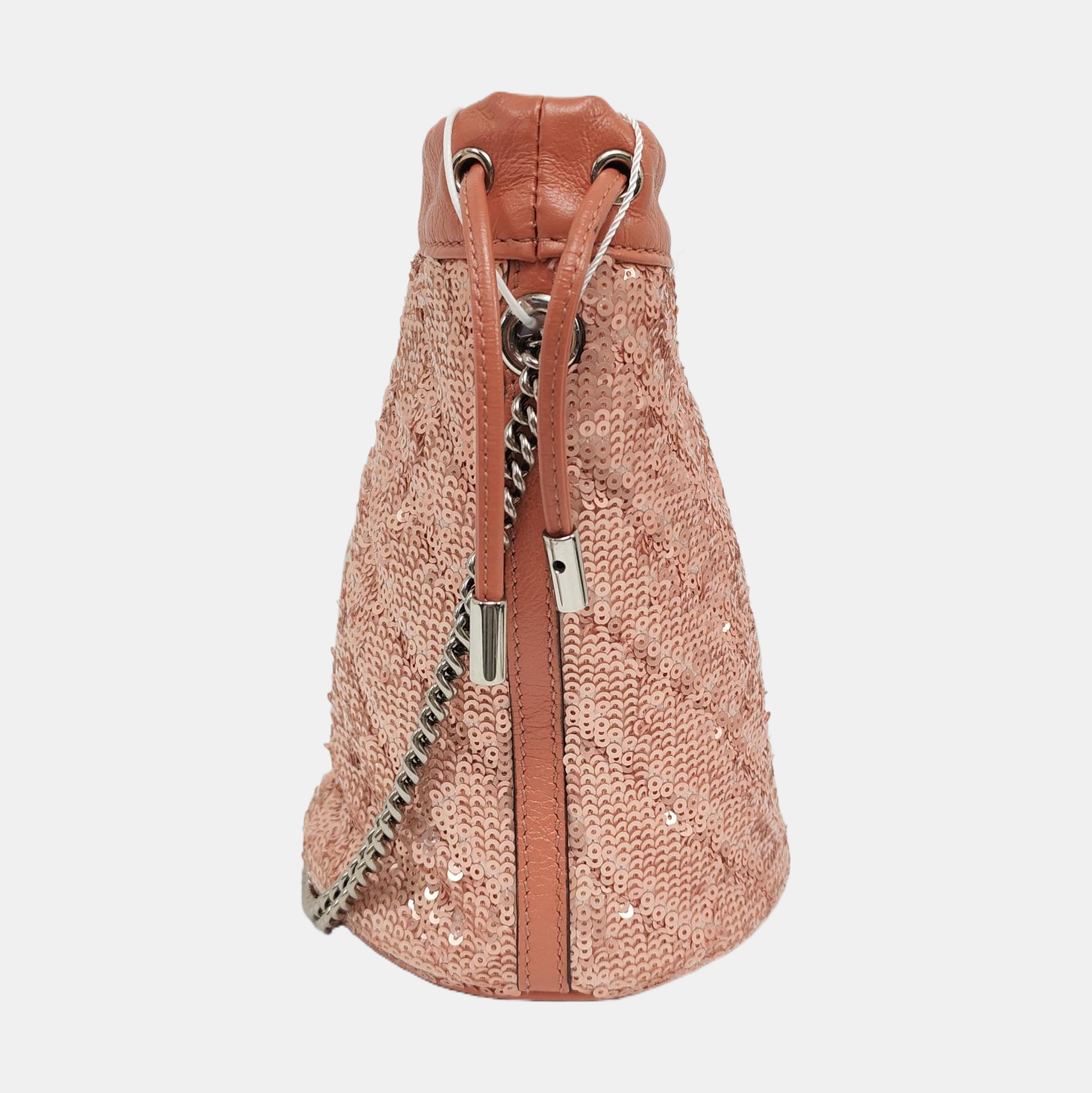 Authenticated pre-owned  GG Marmont Mini Sequins Pink - Crossbody Bag at Looply