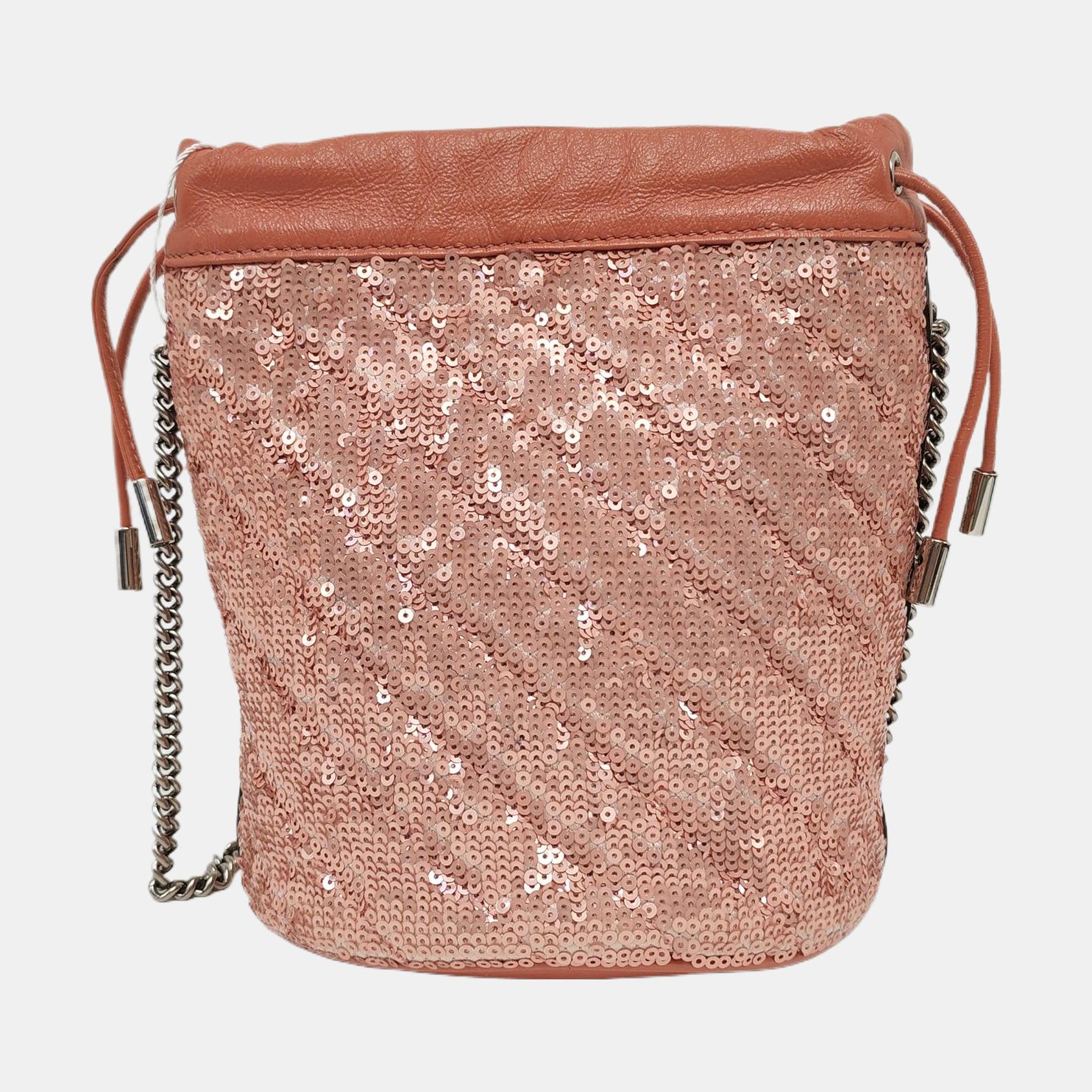 Authenticated pre-owned  GG Marmont Mini Sequins Pink - Crossbody Bag at Looply