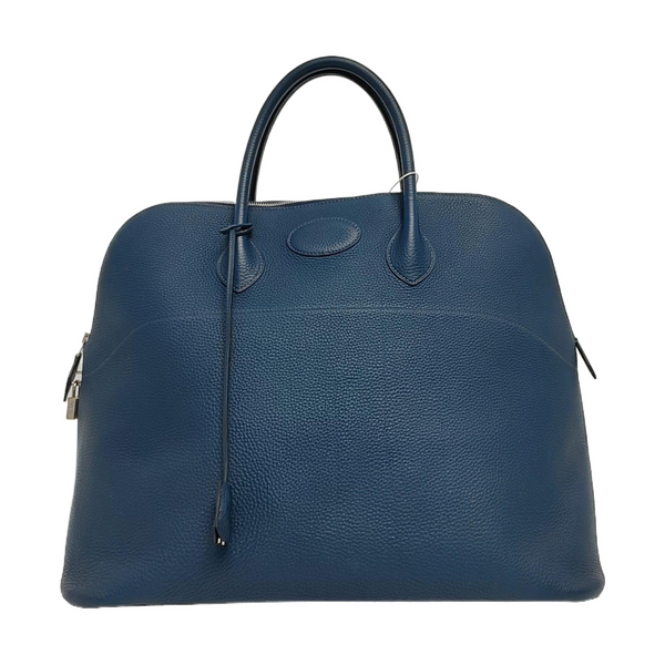 Authenticated pre-owned  Bolide 45 Togo Blue - Top Handle Bag at Looply