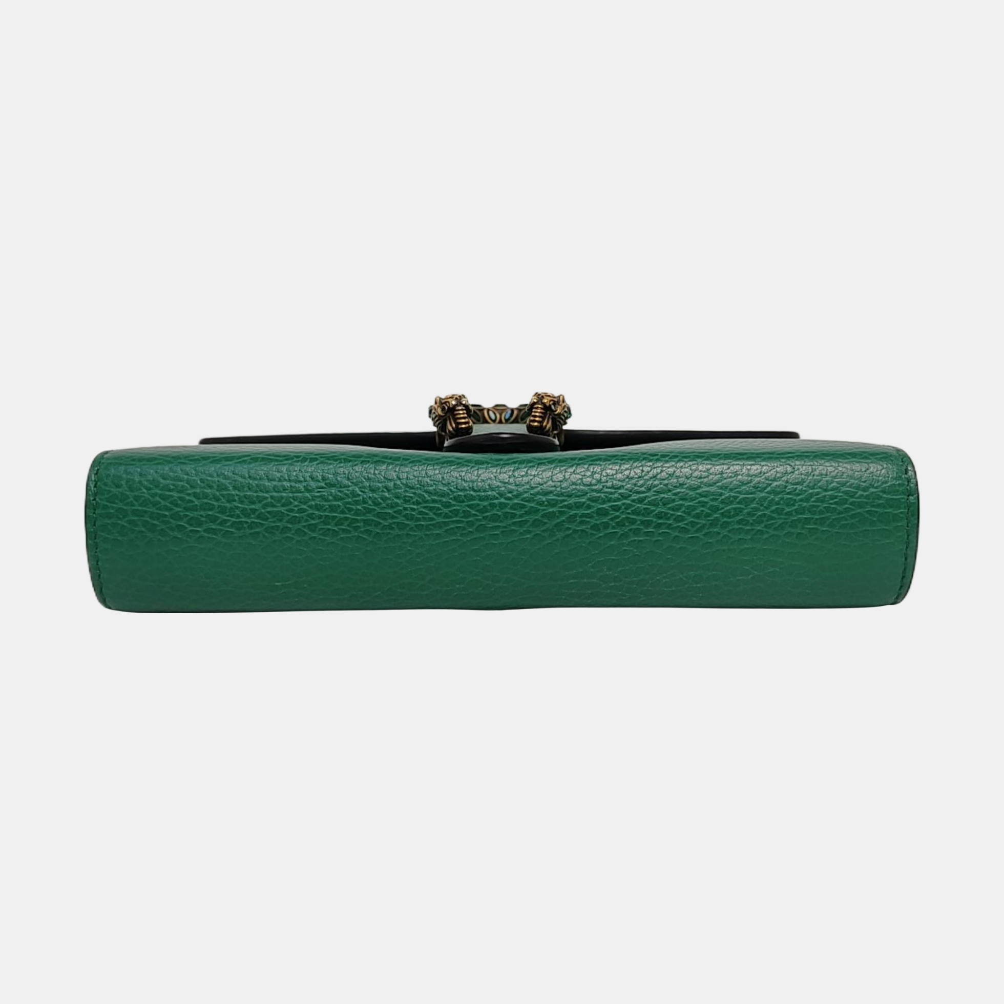 Authenticated pre-owned  Dionysus Super Mini Calfskin Green - Crossbody Bag at Looply