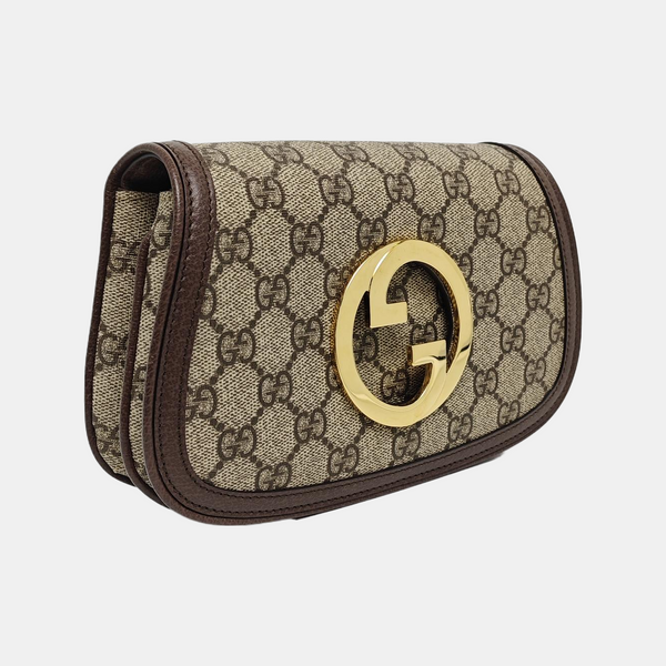 Authenticated pre-owned  Blondie Monogram Coated Canvas Beige - Belt Bag at Looply