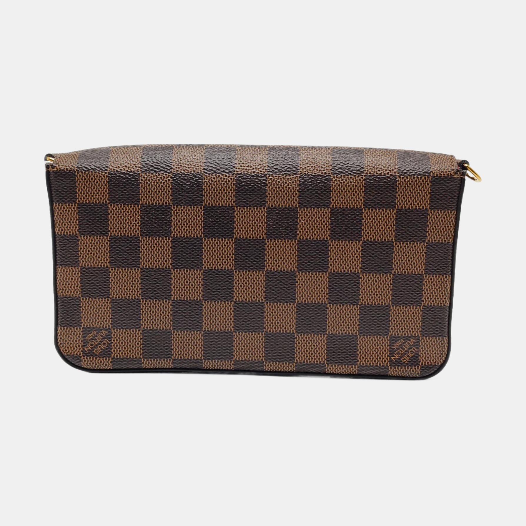 Authenticated pre-owned  Félicie Damier Ebene Coated Canvas Brown - Shoulder Bag at Looply
