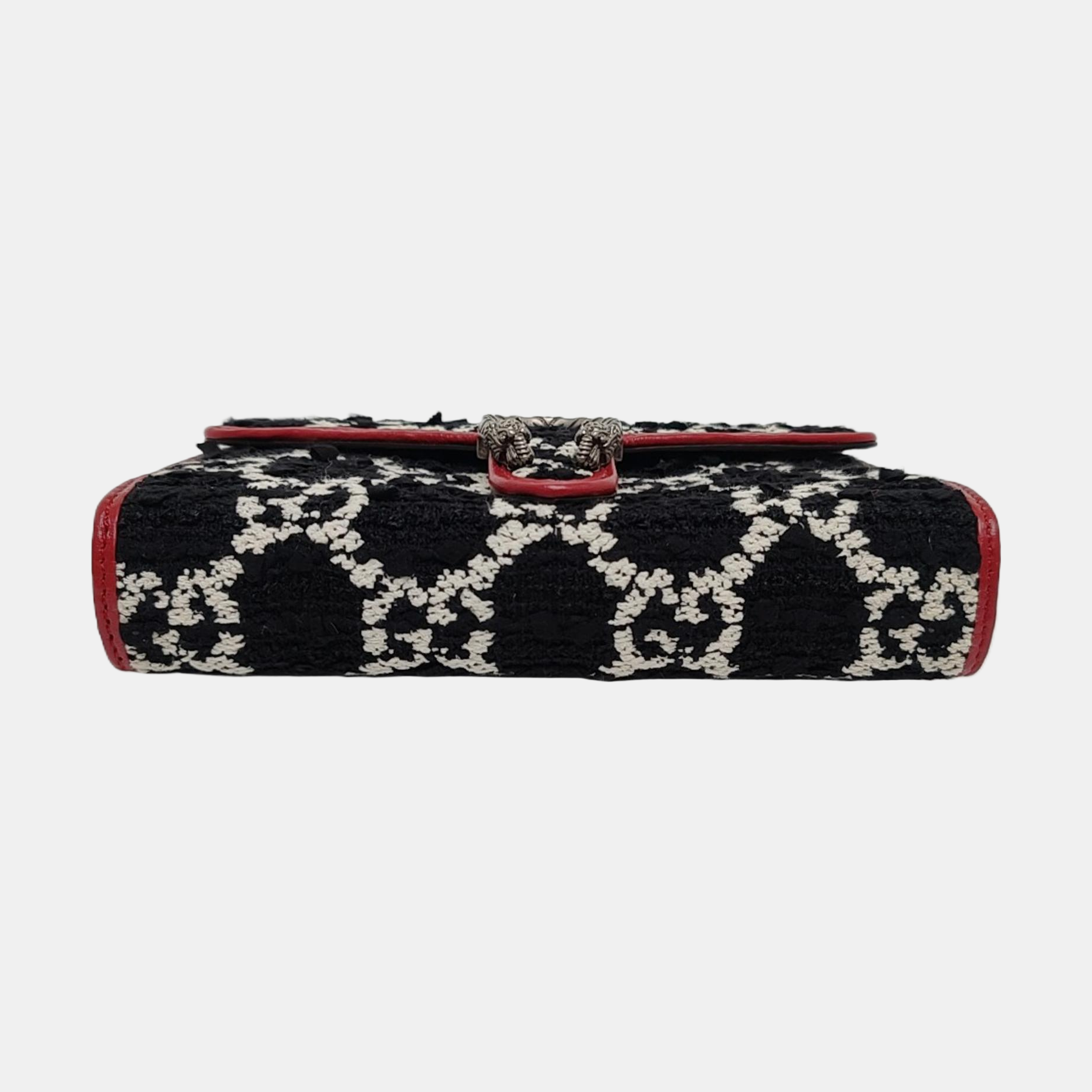 Authenticated pre-owned  Dionysus Super Mini Monogram Fabric Black - Shoulder Bag at Looply
