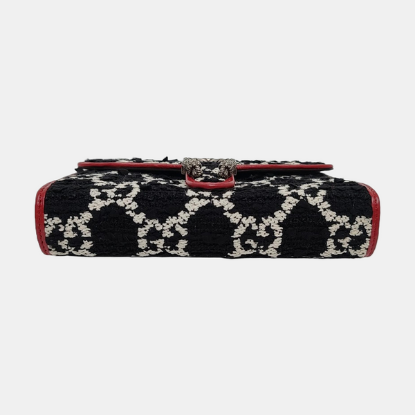 Authenticated pre-owned  Dionysus Super Mini Monogram Fabric Black - Shoulder Bag at Looply