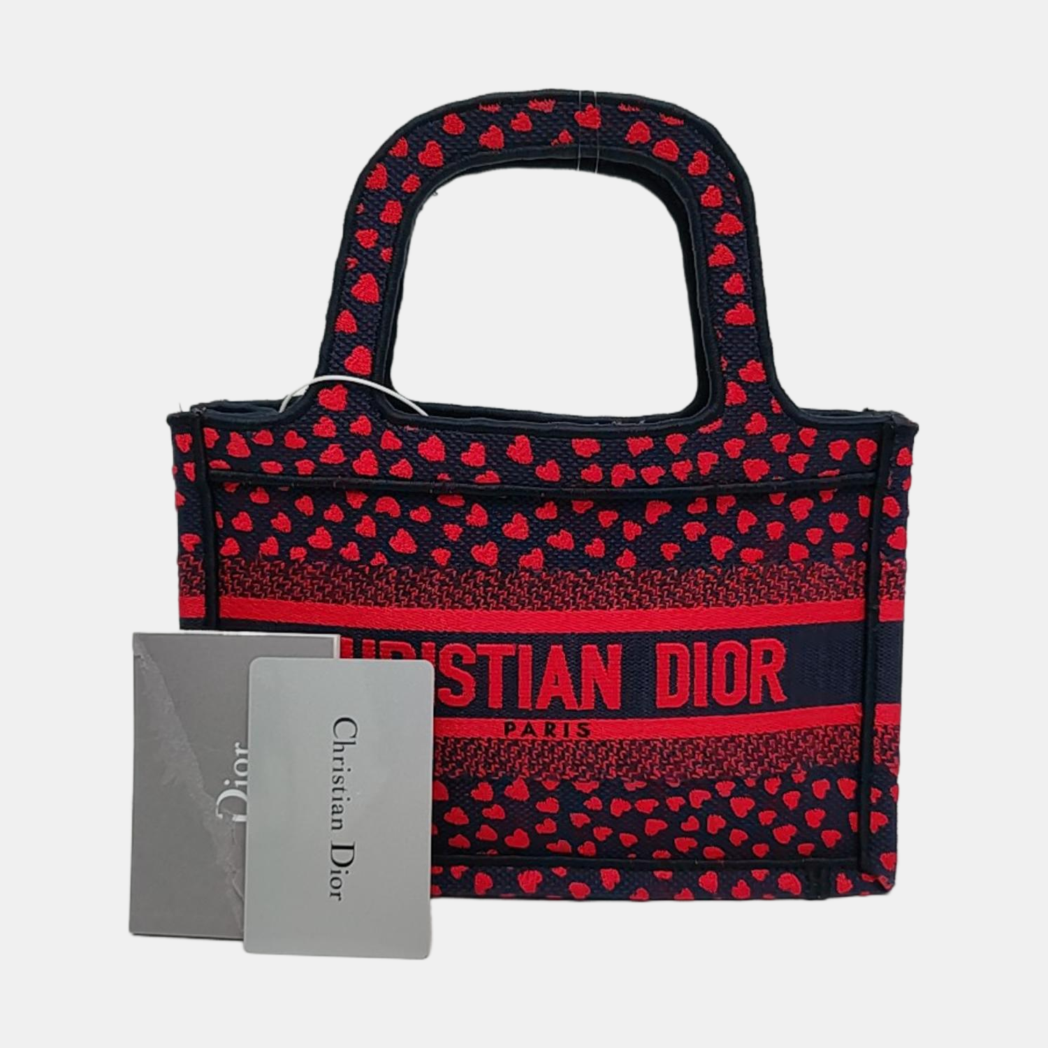 Authenticated pre-owned  Book Tote Mini Fabric Multicolor - Top Handle Bag at Looply