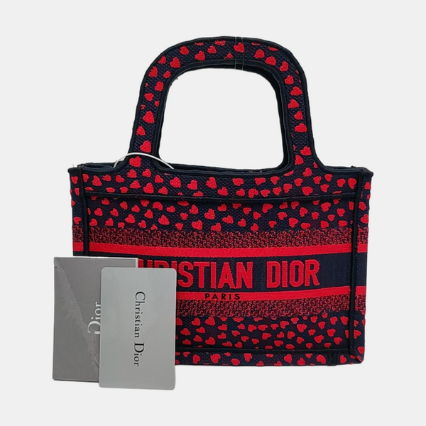 Authenticated pre-owned  Book Tote Mini Fabric Multicolor - Top Handle Bag at Looply