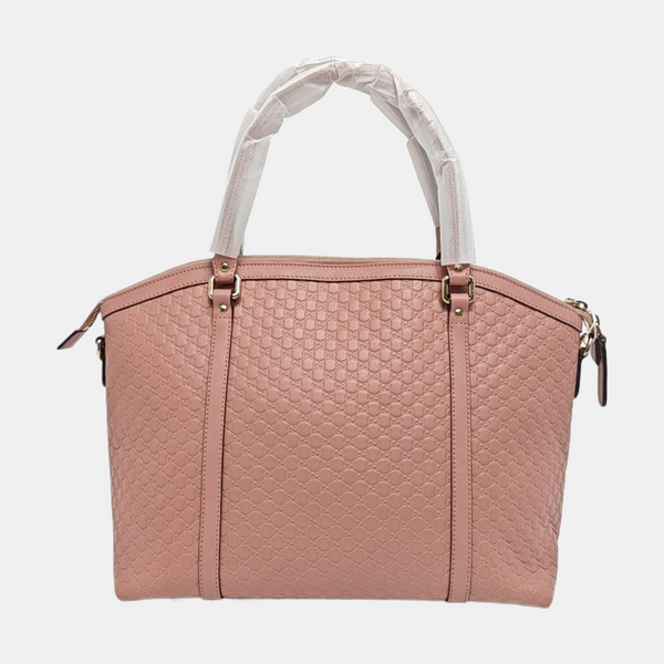 Authenticated pre-owned  Microguccissima Monogram Calfskin Pink - Shoulder Bag at Looply