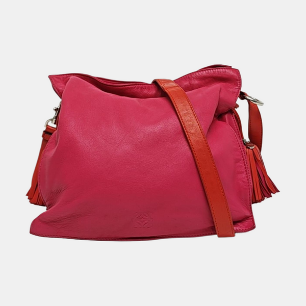 Authenticated pre-owned  Flamenco Lambskin Pink - Shoulder Bag at Looply