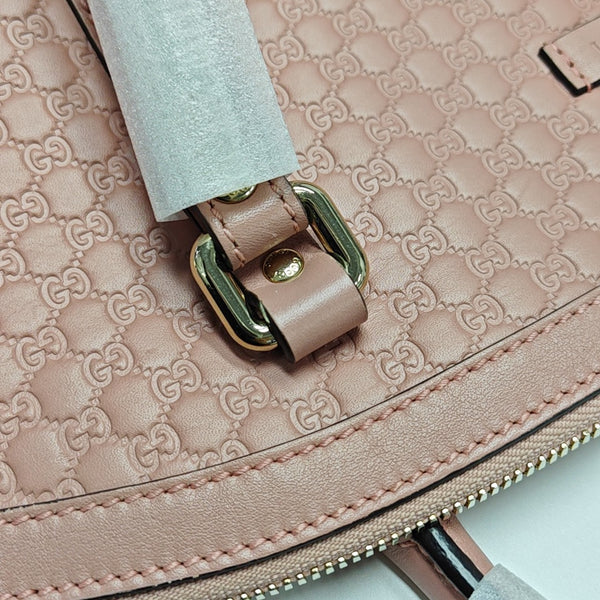 Authenticated pre-owned  Microguccissima Monogram Calfskin Pink - Shoulder Bag at Looply