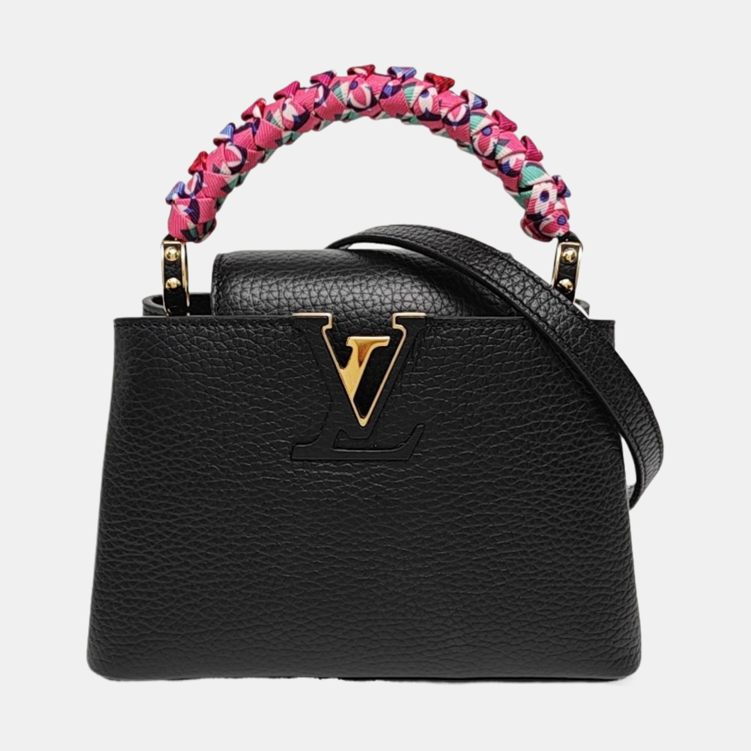 Authenticated pre-owned  Capucines Mini Calfskin Black - Shoulder Bag at Looply
