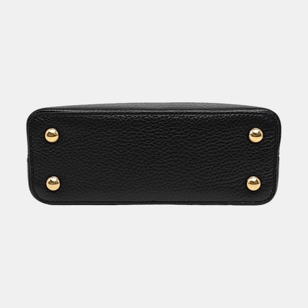 Authenticated pre-owned  Capucines Mini Calfskin Black - Shoulder Bag at Looply