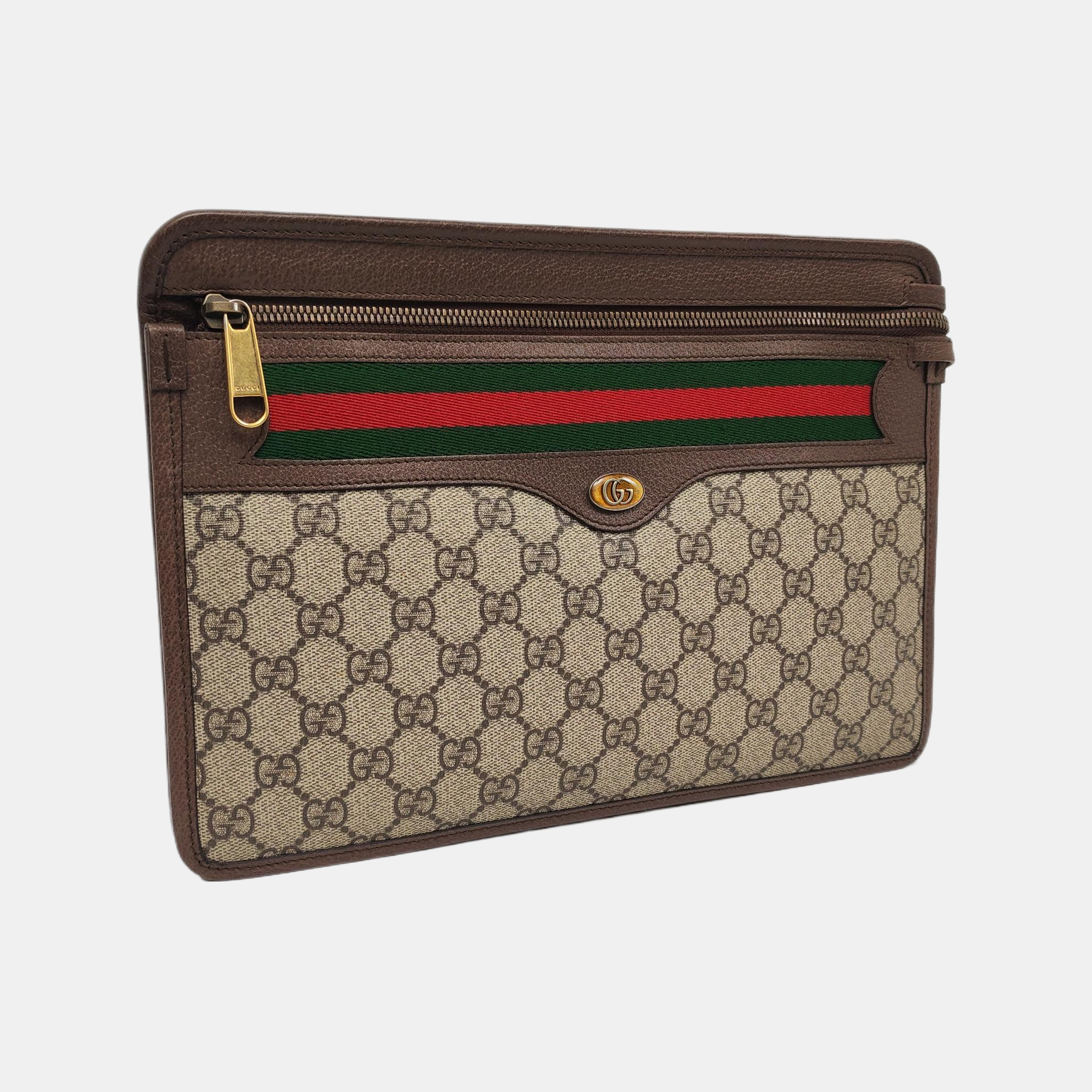 Authenticated pre-owned  Ophidia Monogram Coated Canvas Beige - Clutch at Looply