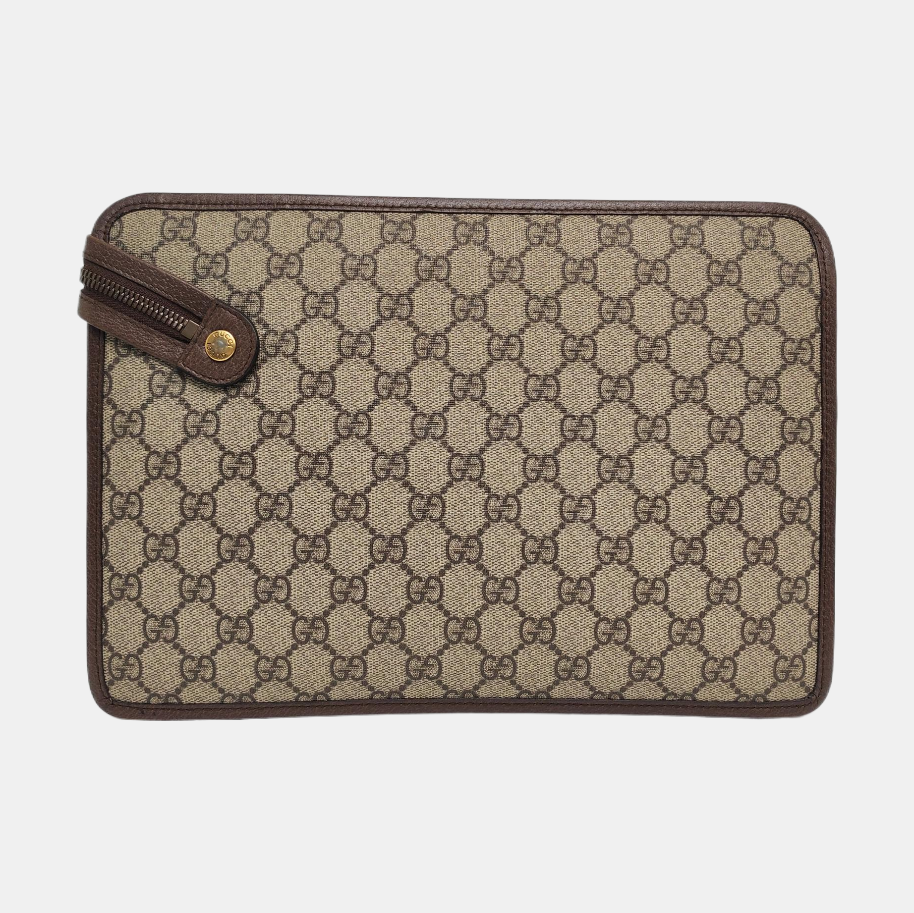 Authenticated pre-owned  Ophidia Monogram Coated Canvas Beige - Clutch at Looply