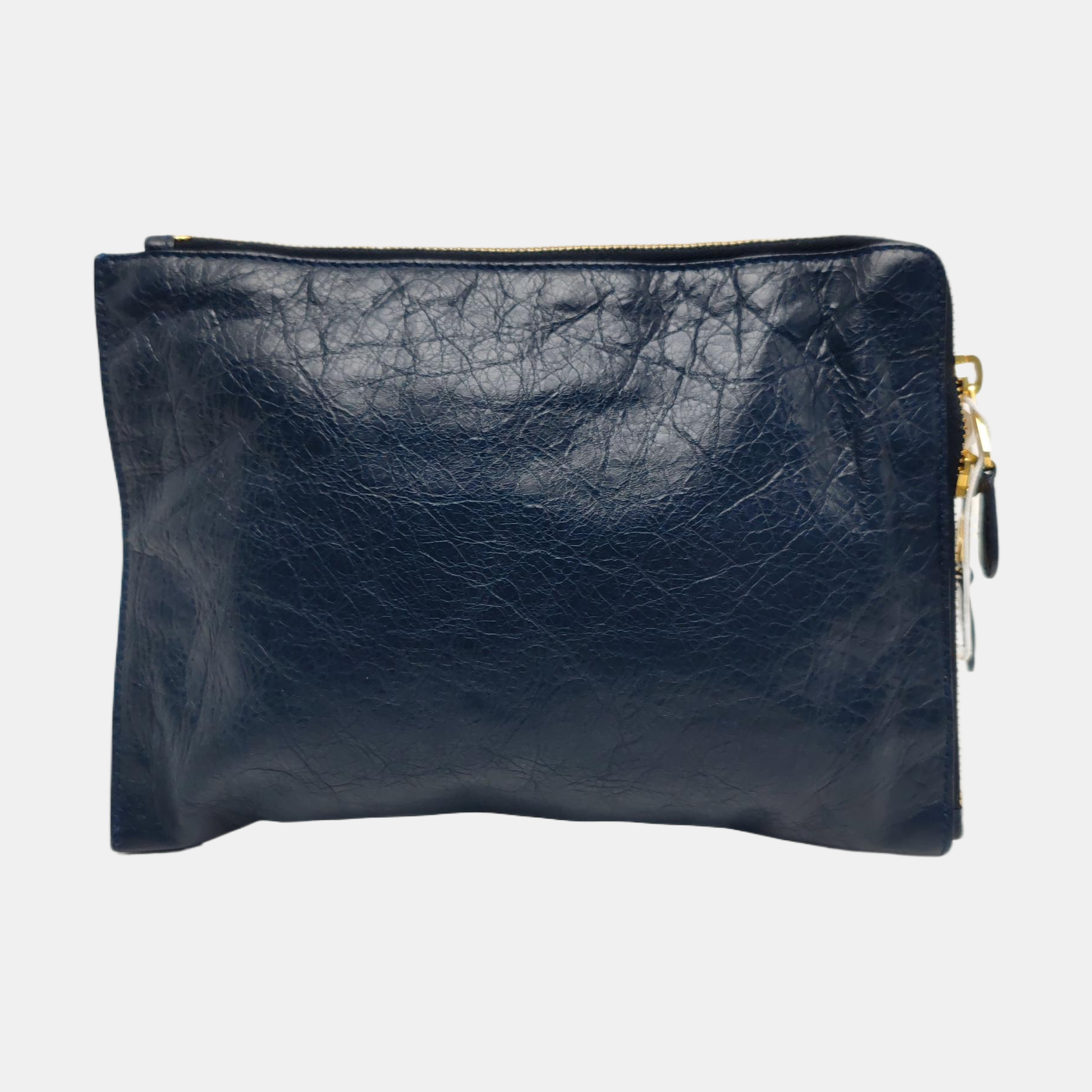 Authenticated pre-owned  Classic City Lambskin Blue - Clutch at Looply