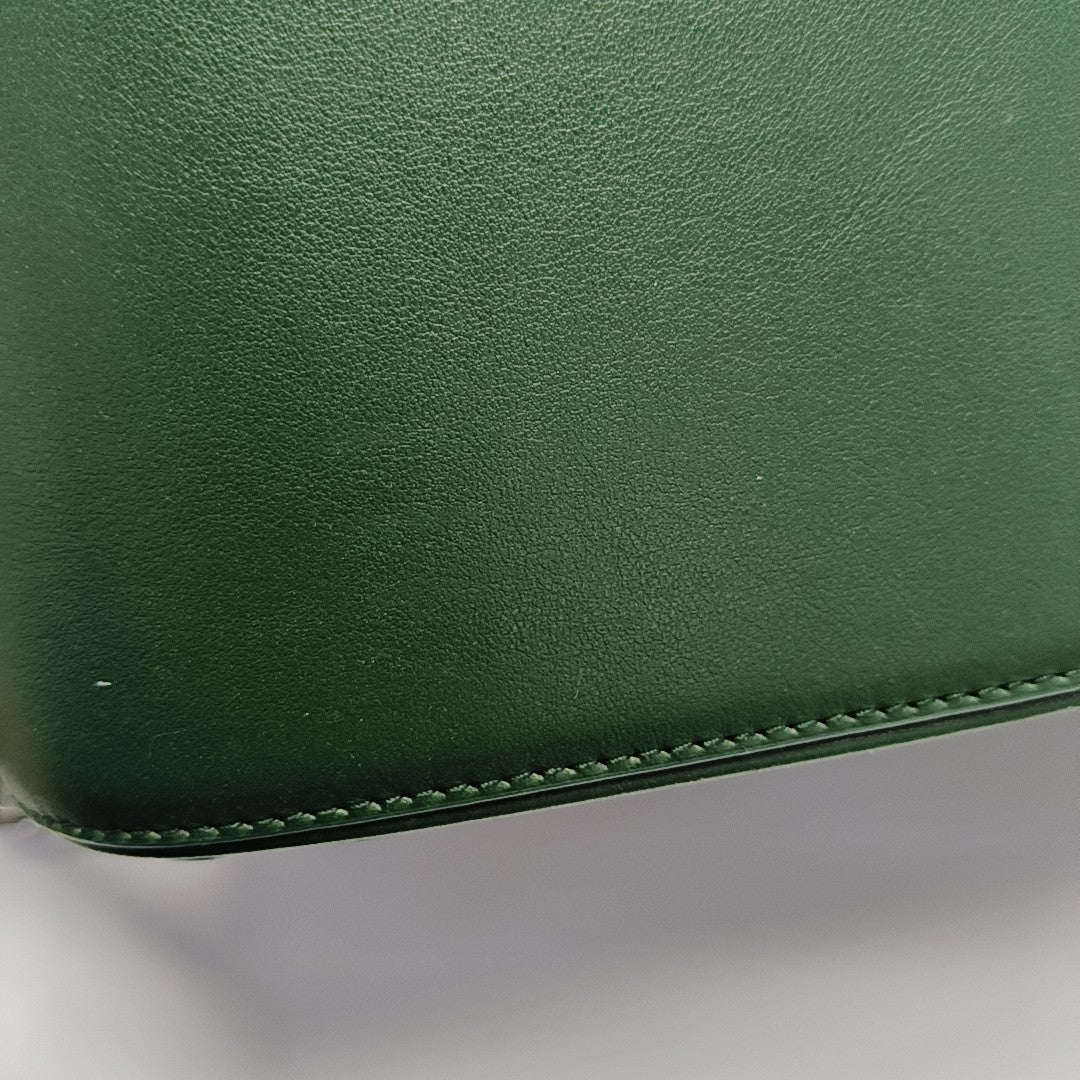 World Tour Large Calfskin Green