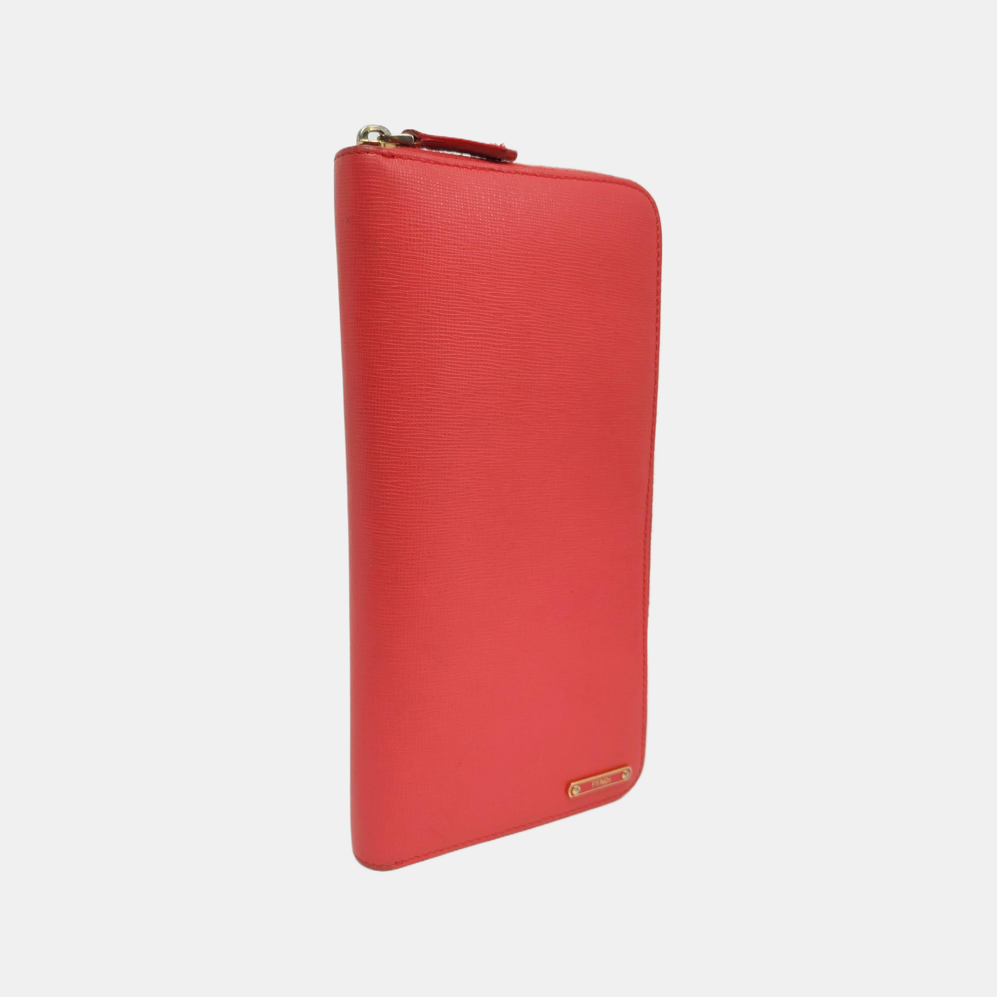 Calfskin Wallet Red