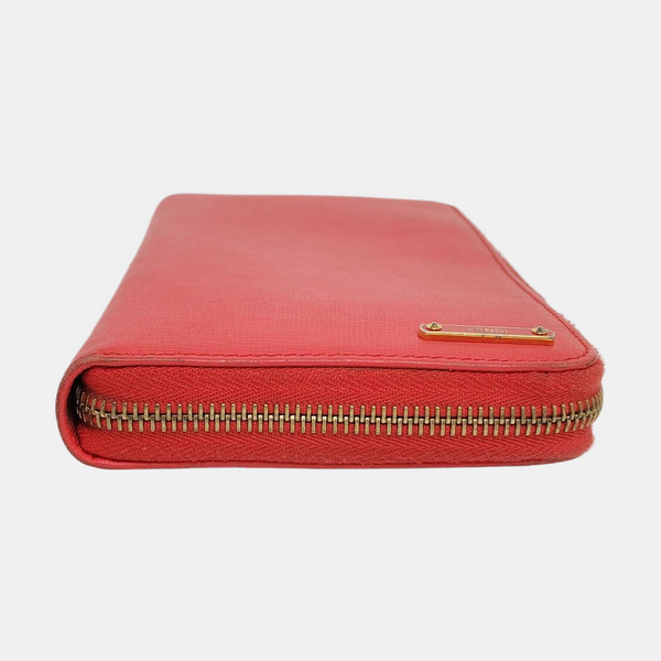Calfskin Wallet Red