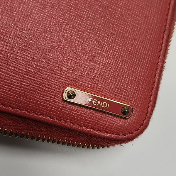 Calfskin Wallet Red