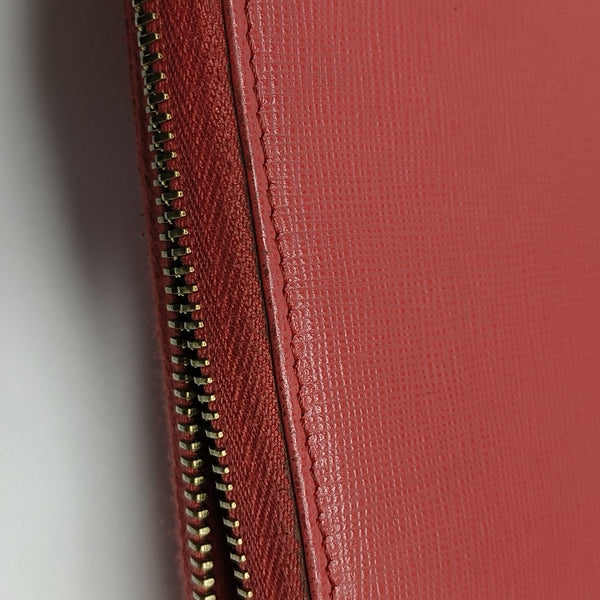 Calfskin Wallet Red