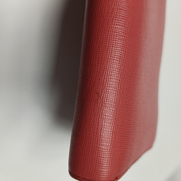 Calfskin Wallet Red