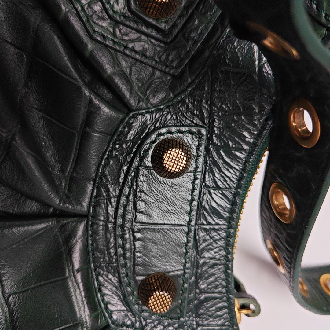 Le Cagole Small Calfskin Green