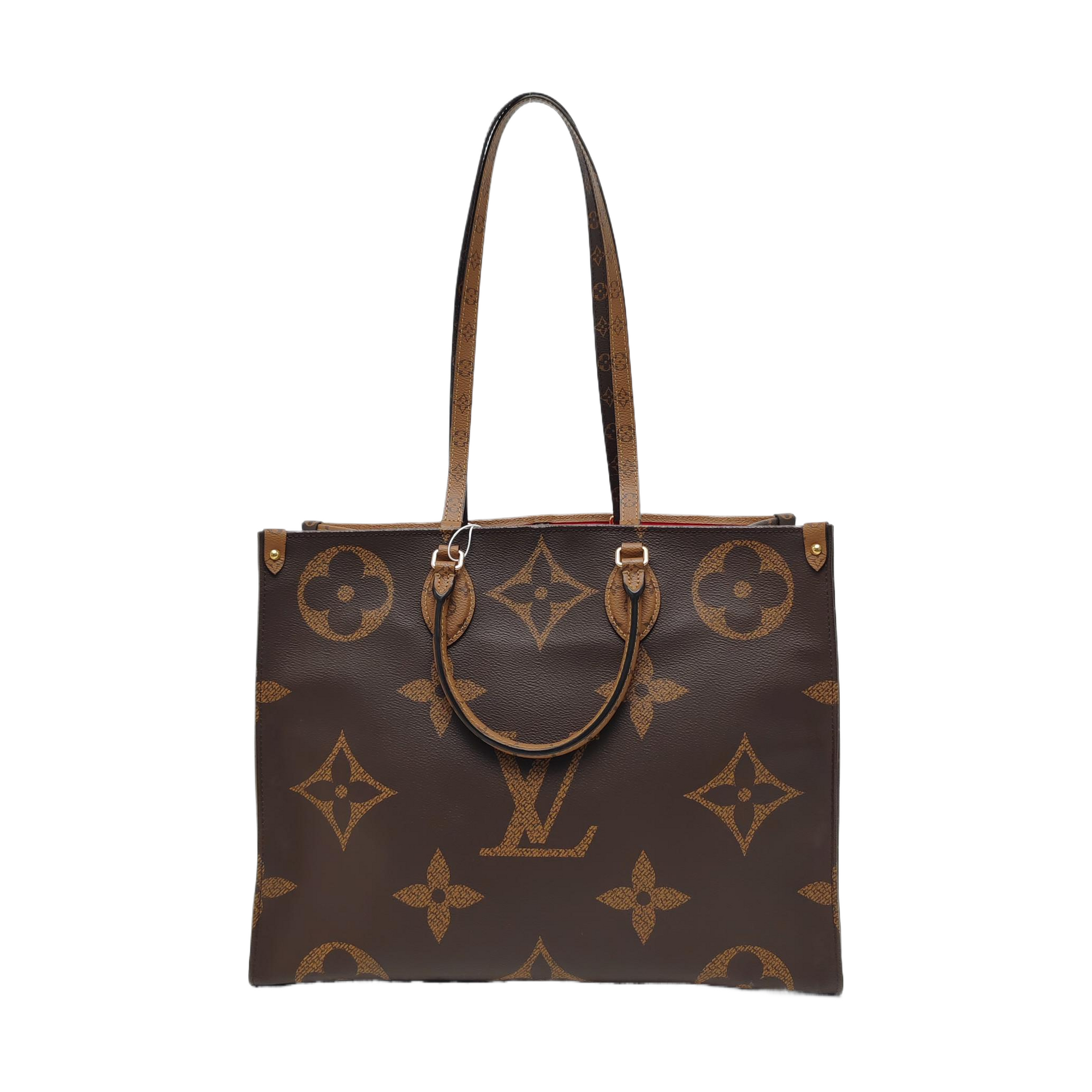Authenticated pre-owned  Onthego GM Monogram Coated Canvas Brown - Shoulder Bag at Looply