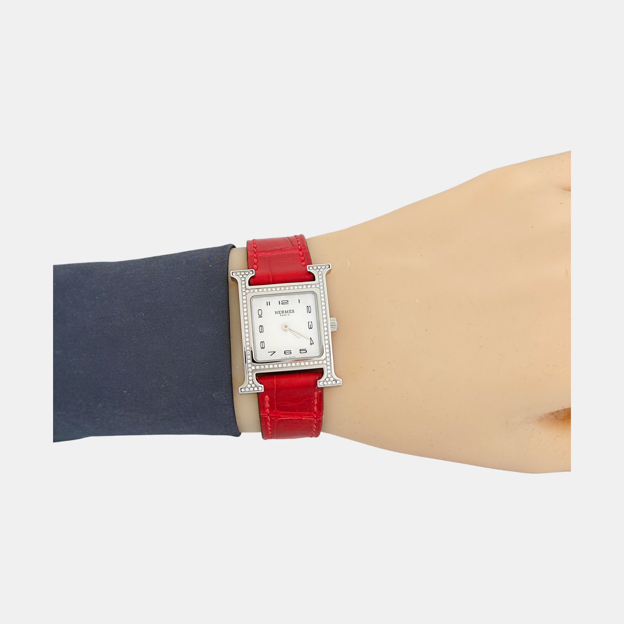 Heure H 21mm White Quartz Watch