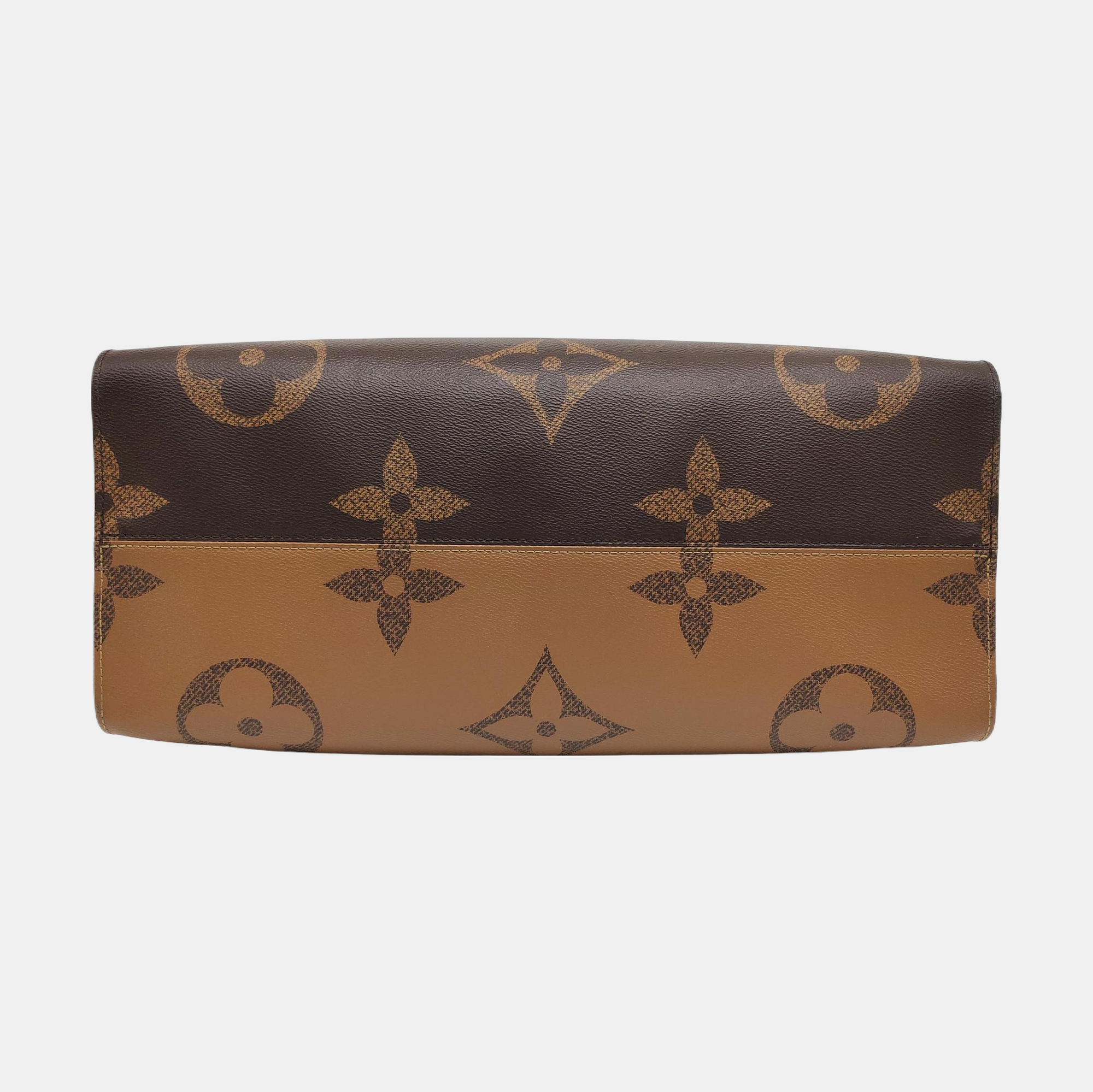 Authenticated pre-owned  Onthego GM Monogram Coated Canvas Brown - Shoulder Bag at Looply